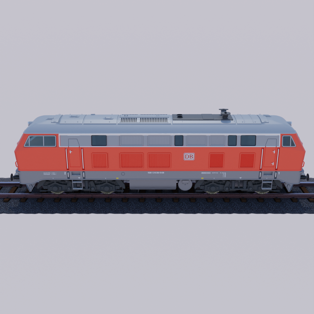 Locomotive diesel DB Classe 218 preview image 7